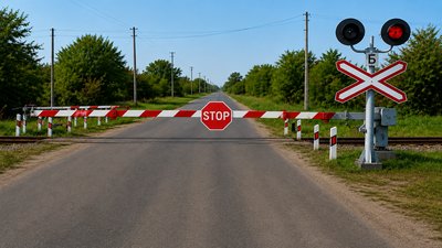 Залізничний переїзд у Васютинцях