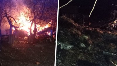 На Харківщині згоріло 300 тюків сіна: вогонь перекинувся на житловий будинок