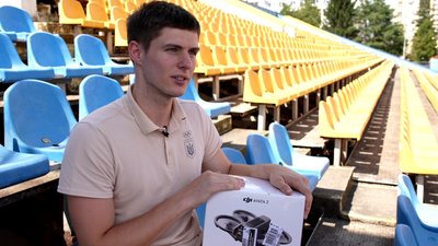 Гірськолижник Дмитро Шеп’юк привіз з Чехії чотири дрони для ЗСУ