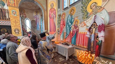 Житомир, Малин, храм, освячення, розпис, Паїсій