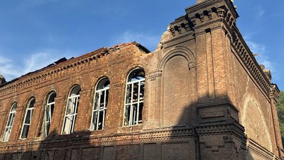 Наслідки російського удару по корпусу ЗНУ у Запоріжжі у ніч проти 21 вересня