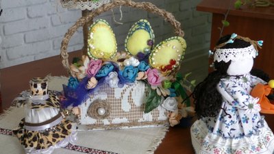 Майстриня з Херсонщини виготовляє інтер'єрні ляльки Майстриня з Херсонщини виготовляє інтер'єрні ляльки