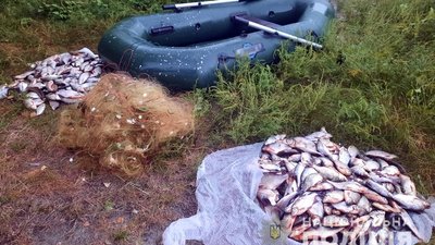 На Полтавщині у рибалок вилучили вилов на понад пів мільйона гривень