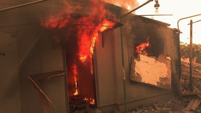 Обстріли на Миколаївщині. У селі Шевченкове сталася пожежа