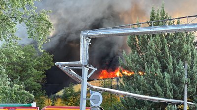 Пожежа складу атака РФ 
