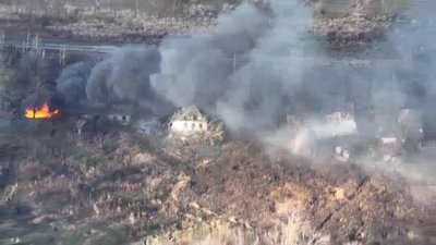 Знищення російських тягачів у Луганській області