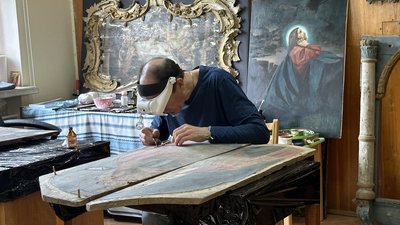Реставрують ікону XVIII століття, яку волинська громада передала в музей Реставрують ікону XVIII століття, яку волинська громада передала в музей