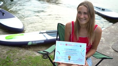 Херсонка відкрила нові туристичні маршрути Дніпром і розвиває сапсерфінг Херсонка відкрила нові туристичні маршрути Дніпром і розвиває сапсерфінг
