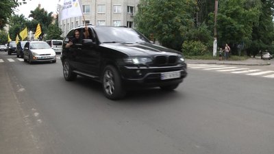 До Житомира приїхали учасники всеукраїнського автопробігу "Шлях незалежності"