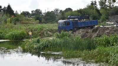 У Луцьку розчищають річку Стир від повалених дерев У Луцьку розчищають річку Стир від повалених дерев