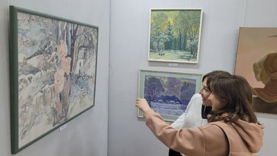 Живописне Різдво: спілка художників Рівненщини презентувала традиційну виставку до свят Живописне Різдво: спілка художників Рівненщини презентувала традиційну виставку до свят