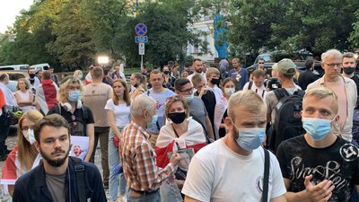 Загибель Шишова: біля посольства Білорусі відбулась акція пам’яті Загибель Шишова: біля посольства Білорусі відбулась акція пам’яті