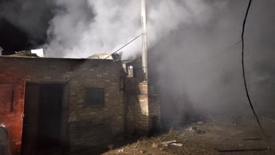 На території інтернату на Харківщині від пожежі врятували пів сотні свиней