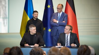 Михайло Федоров, Борис Пісторіус, Володимир Зеленський, Фрідріх Мерц