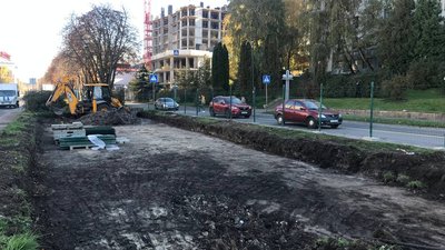 Ремонтні роботи на вулиці Крушельницької Ремонтні роботи на вулиці Крушельницької