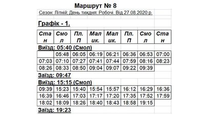 У Житомирі відновив роботу тролейбусний маршрут №8 (ГРАФІК МАРШРУТУ)