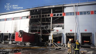 Нова пошта, обстріл, термінал Нової пошти