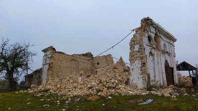 В деокупованій Киселівці, що на Миколаївщині, російськими обстрілами зруйновано храм