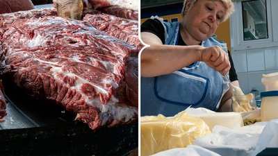 Житомир, м'ясо, сало, молоко, ціни, 26 травня 2026 року