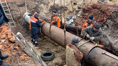 У Харкові під обстрілами відремонтували газопровід, пошкоджений снарядом