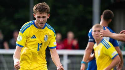 Віталій Глют оформив дубль у матчі України U19 з футболу на Євро-2026
