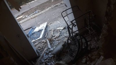 Берислав, обстріли, медзаклад
