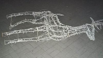 Поліція поверне викраденого з-під міської ялинки новорічного "оленя" після слідчих дій