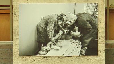 140 фотографій медиків представили на виставці в атріумі ОДА до Дня медика 140 фотографій медиків представили на виставці в атріумі ОДА до Дня медика