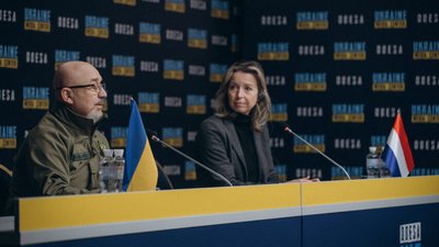 Міністерка оборони Нідерландів Кайса Оллонгрен і глава міноборони України Олексій Резніков
