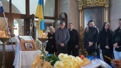 Херсон, загинув військовий, прощання