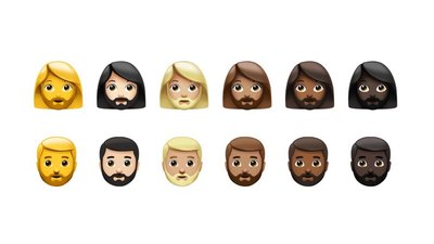 Шприц без крові та жінка з бородою. Apple створила нові емодзі Шприц без крові та жінка з бородою. Apple створила нові емодзі