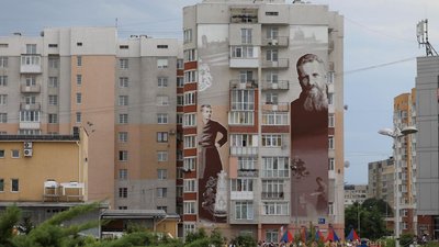 У Львові відкрили мурал із зображенням Андрея Шептицького