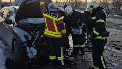 18 січня: у Запоріжжі сталася аварія, двоє водіїв травмовані