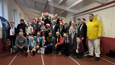 Спорт, сімейні змагання, різдвяна естафета, Франківськ