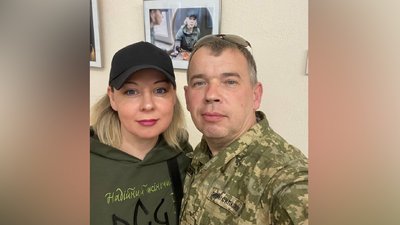 Тетяна Лугинець з чоловіком Тетяна Лугинець з чоловіком