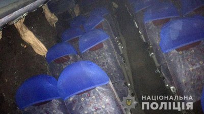 На Донеччині перекинувся рейсовий автобус, травмовані п'ятеро людей. ФОТО