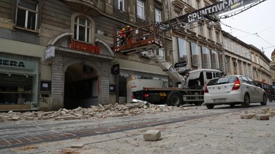 У столиці Хорватії стався потужний землетрус У столиці Хорватії стався потужний землетрус