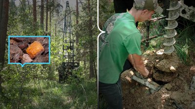 Як готують ділянку для видобутку бурштину на Рівненщині