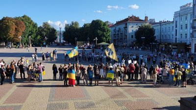 Акція на підтримку захисників "Азовсталі" Акція на підтримку захисників "Азовсталі"