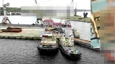 Катер армії РФ в Маріуполі