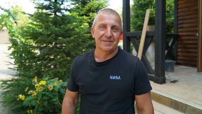 Власник зруйнованої "Іскандерами" бази відпочинку "Берег" під Харковом Руслан Бурдов