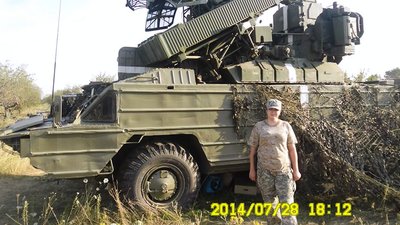 Лариса Шапран на фронті