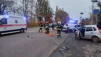 ДТП на виїзді з Черкас: з травмами ушпиталили двох жінок