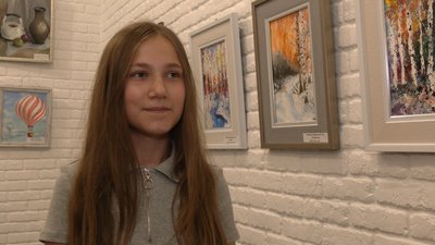"Картини маслом": у Рівному відкрили виставку робіт юних художників