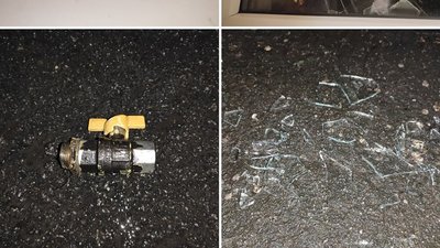 У Запоріжжі невідомі побили вікна фотографу У Запоріжжі невідомі побили вікна фотографу