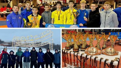 Вінницькі спортсмени здобули золоті та бронзові нагороди на міжнародному турнірі з греко-римської боротьби