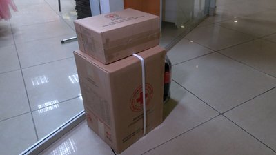 У Черкасах переселенцям видали продуктові набори та посуд У Черкасах переселенцям видали продуктові набори та посуд