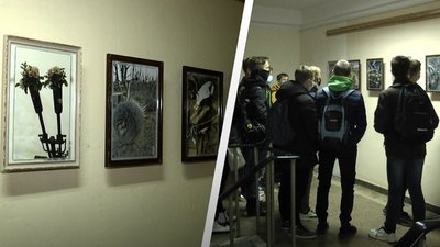 У Житомирі відкрили виставку фотографій з фронту "Кедь ми пришла карта"