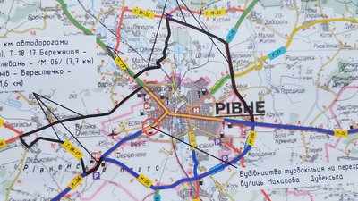 У Рівному думають, як уникнути заторів через будівництво кільця