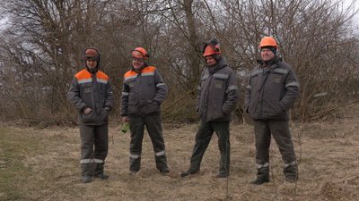 Енергетики, які відновлювали електропостачання на Півдні Енергетики, які відновлювали електропостачання на Півдні